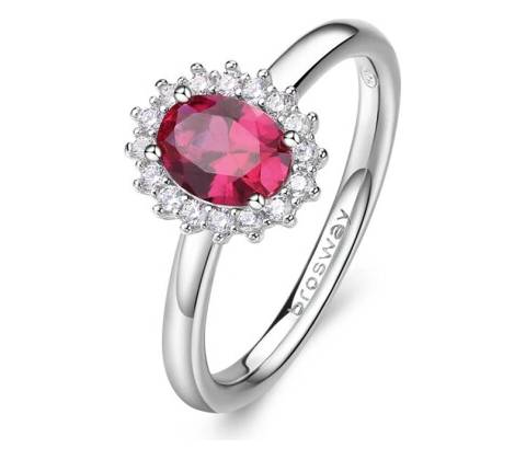 Brosway prsten Fancy Passion ruby BWFPR75