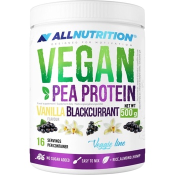 Image 1 of ALLNUTRITION Vegan Pea Protein [500 грама] Ванилия с касис