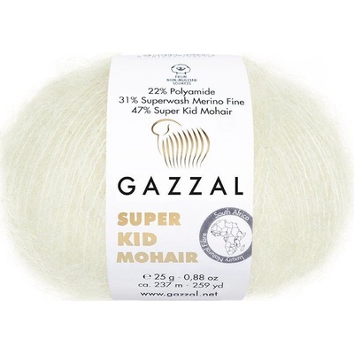 Příze Super Kid Mohair 64414 smetanová