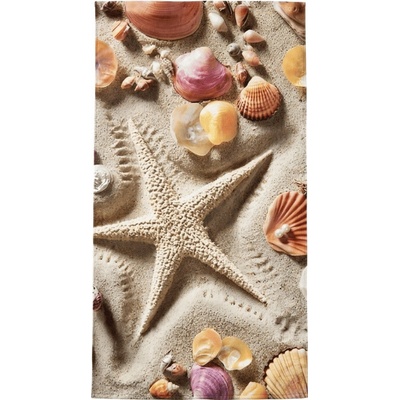 Textilomanie plážová osuška OCEAN SAND farebná 70 x 140 cm