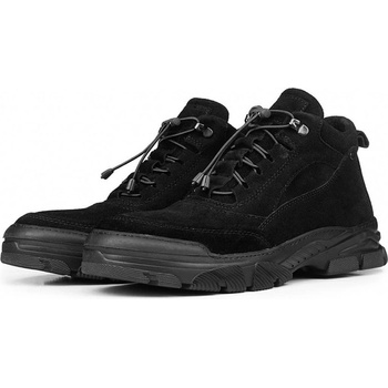 Ducavelli Мъжки боти от велур - Черни (1147_Черно)