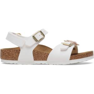 Birkenstock Детски сандали Birkenstock Kid's Rio Plain Flowers AS Sandals - White - размер 28 (702-4256-0111)
