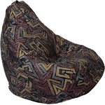 Pufrelax Пуф круша 220л. , Nirvana Hobbit, Перящ се калъф, Пълнеж от Полистиролни перли, Flick-Flack (PUF-G-NH-TM-FLK)
