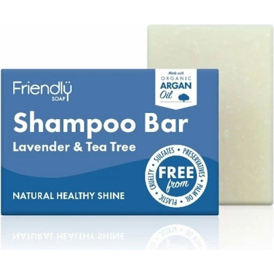 Friendly Soap prírodné mydlo na vlasy Levanduľa a čajovník 95 g