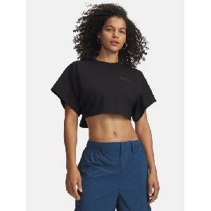 Under Armour Дамска тениска Under Armour Cropped Script SS Tee-BLK Under Armour | Cheren | ЖЕНИ | XS