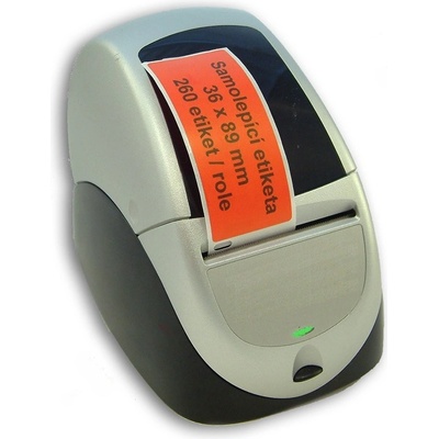 Můj-toner Etikety / Štítky Seiko SLP Label 36x89mm, červené, SLP-2RLE, 260ks - kompatibilní