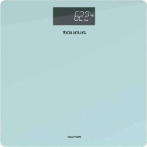 Taurus Електронен кантар за баня Taurus INCEPTION NEW Син Метал 180 kg (8414234905550)