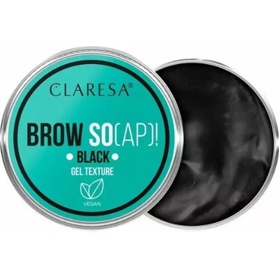Claresa BROW SO(AP)! Black Černé mýdlo na obočí 30 ml – Zboží Dáma