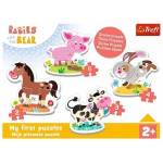 Trefl Puzzle - Baby Classic - On the farm - KAZSTUDIO SA Babaski i Miś 36127