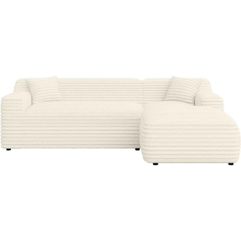 ROPEZ Кремав ъглов диван от рипсено кадифе (десен ъгъл) Martin - Ropez (Martin Narożnik L - Prawa OT tk. Vito 23 Standard)