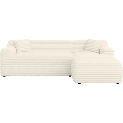 ROPEZ Кремав ъглов диван от рипсено кадифе (десен ъгъл) Martin - Ropez (Martin Narożnik L - Prawa OT tk. Vito 23 Standard)