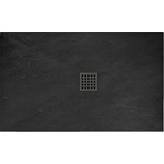Rea Правоъгълно душ корито Rea Rock 80x120 черно (5902557355396)