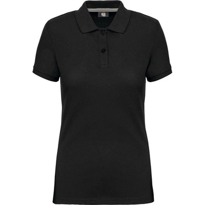 Kariban WK275 Dámske pracovné piqué polo z ťažkej bavlny čierna