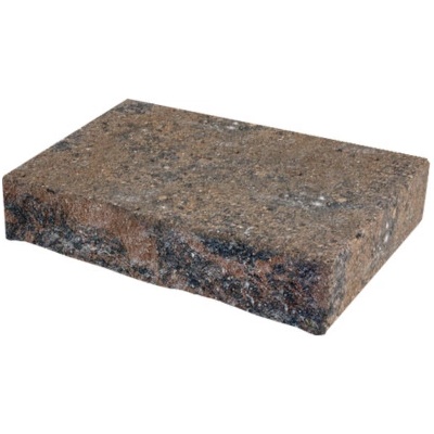 DITON Tvárnice Muráno 7/25 koncový 3/4 kámen 187x250x70 mm cihlovo-černá