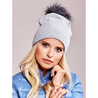 Dámská čepice AT-CZ-171701.37 Wool Fashion Italia Šedá