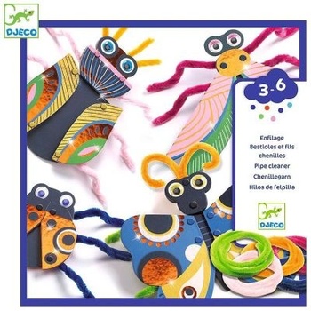 DJECO - Творчески комплект - Направи си насекоми от шенилна тел (DJ08982)
