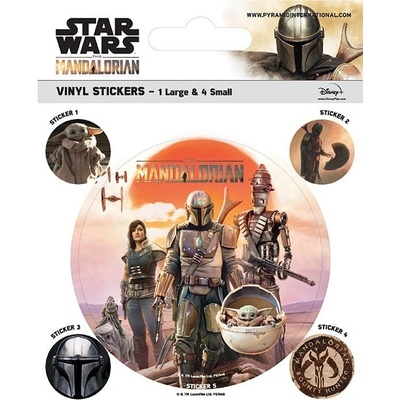 Sada samolepek Mandalorian