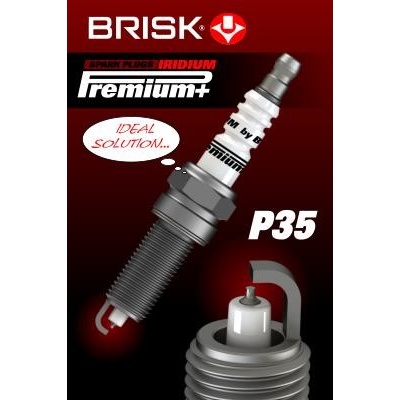 BRISK Zapalovací svíčka Brisk Iridium Premium P35 1961 – Zbozi.Blesk.cz