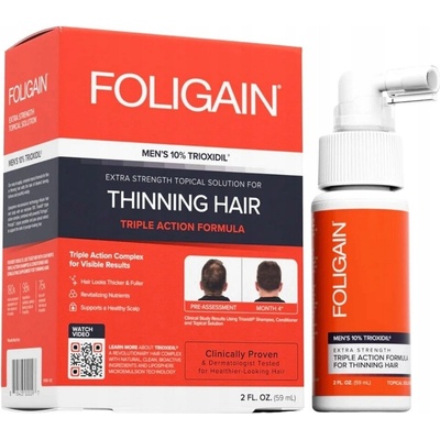 Foligain Triple Action 10% Trioxidil 59ml Proti vypadávaniu vlasov pre mužov