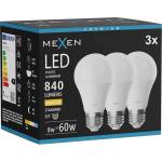 Mexen Nova 3x LED крушка E27, A60, 8W, Топла - 3000K, 840 lm - L100-E27-0830-01x03 (L100-E27-0830-01x03)