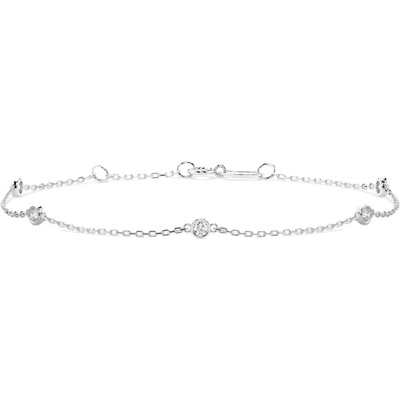 Cara Diamanti Дамска гривна от бяло злато с диаманти Cara Diamanti K105-10008W (K105-10008W)