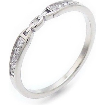 Šperky4U ocelový prsten se zirkony OPR1880