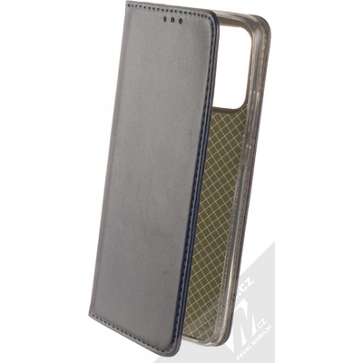 Pouzdro 1Mcz Magnetic Book flipové Xiaomi Redmi 10C, Redmi 10 Power, Poco C40 tmavě modré