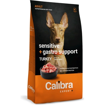 Calibra Dog Expert+ Adult Sensitive & Gastro Support 12 kg