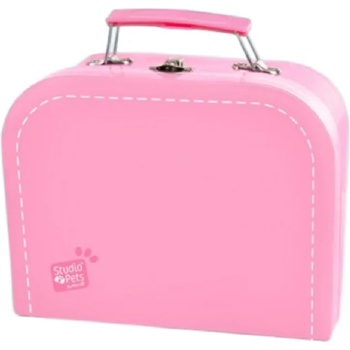 Studio Pets Куфарче за плюшени играчки Studio Pets - С паспорт, 16 cm, розово (6336)