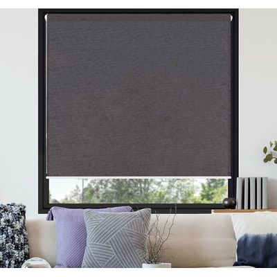 FOA Látková roleta, BASIC, Tmavo hnedý melír, LS 108 135 x 150 cm