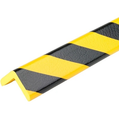 DP 11014 Varovný a ochranný profil 9 - 6,3x6,3x100 cm Čierna-Žltá