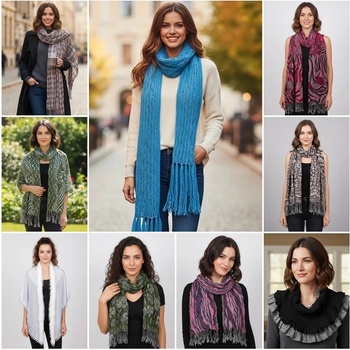 Пакет зимни шалове Pipilota. bg - 9 модела за стил и топлина