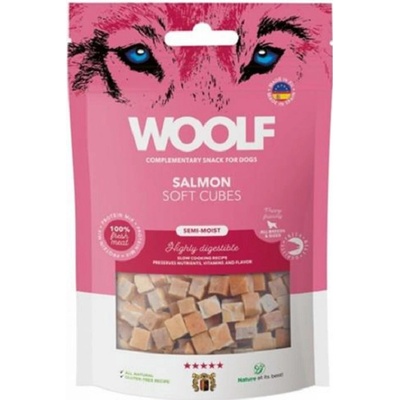 Woolf Dog Soft Cubes losos 100 g