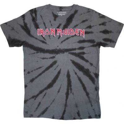 Iron Maiden Logo (Wash Collection) Charcoal Grey XL Риза (IMTEE177MDD04)