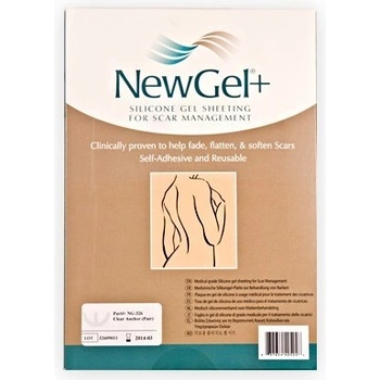 New Gel+ Průhledná náplast ve tvaru kotvy 2 ks