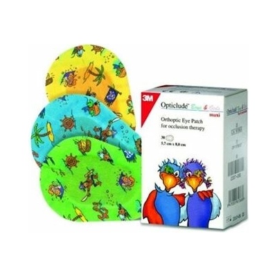 3 m Česko, spol. s r.o. 3 m Opticlude Junior maxi očné krytie 5,7 cm x 8,2 cm 30 ks