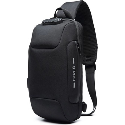 Ozuko outdoor cez rameno s USB + zámok Boucher Čierny 9 l