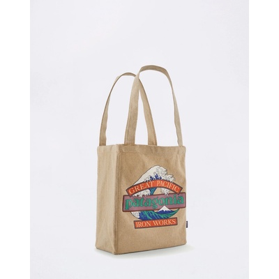Patagonia Recycled Market Tote Great Waves: Classic Tan