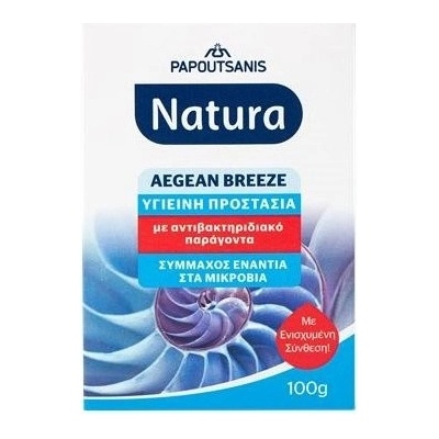 Papoutsanis Natura antibakteriální mýdlo Egejský vánek 100 g