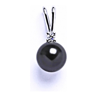 Čištín Swarovski perly black přívěsek P 1207A
