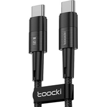 Toocki TXCTT2-YS03 USB-C na USB-C, 60W, 1m, černý