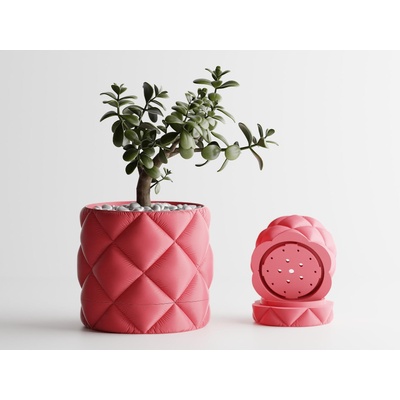 Декоративна саксия Atlanta розов