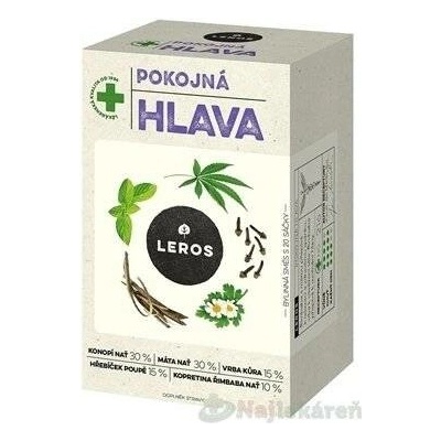 Leros čaj klidná hlava 20 x 1,5 g