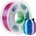Anycubic PLA Silk Tri-Color Blue Green Purple - 1, 75 mm / 1000 g (6974662352729)