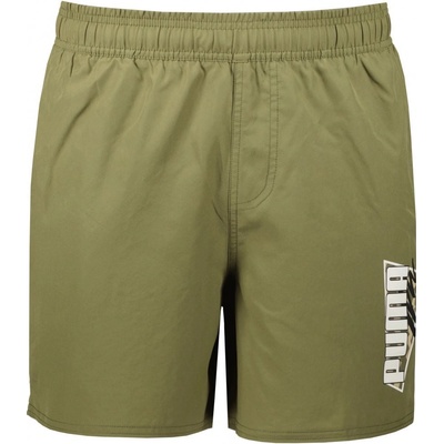Puma pánské kraťasy SUMMER GRAPHIC WOVEN shorts 5 848578-32 GREEN