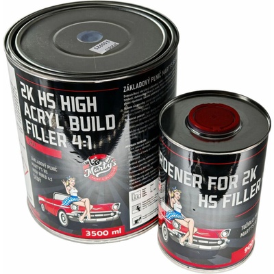 Marty´s Hi-Build Plnič 4:1 3500ml + 900ml tužidla - šedý