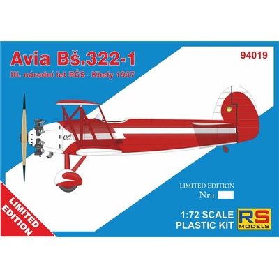 RS models Avia Bš.322-1 Aerial Acrobatics Kbely 1937 94019 1:72