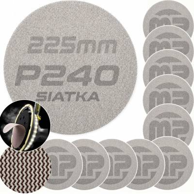 Brúsny kotúč sieťovaný brúska 225MM P240 MAJSTER
