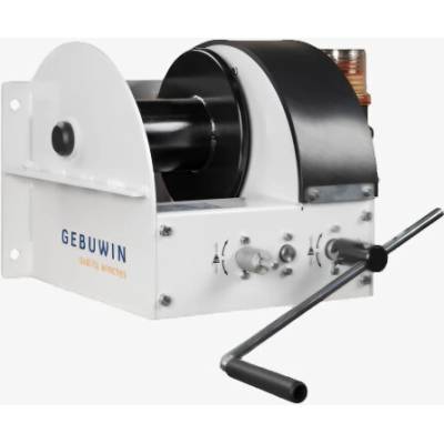 Lanový naviják DW1000 se šnekovým převodem pro použití s vrtačkou, GEBUWIN DW1000, 1000/527kg, 73m, lakovaný