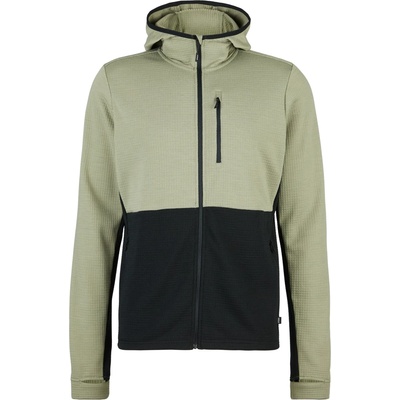 Stoic Мъжко вълнено яке Stoic MerinoWaffleFleece320 NorrdalSt. Zip Hoody Zip-up hoodie - Lichen Green / Black - размер 3XL (005-6578-0316)